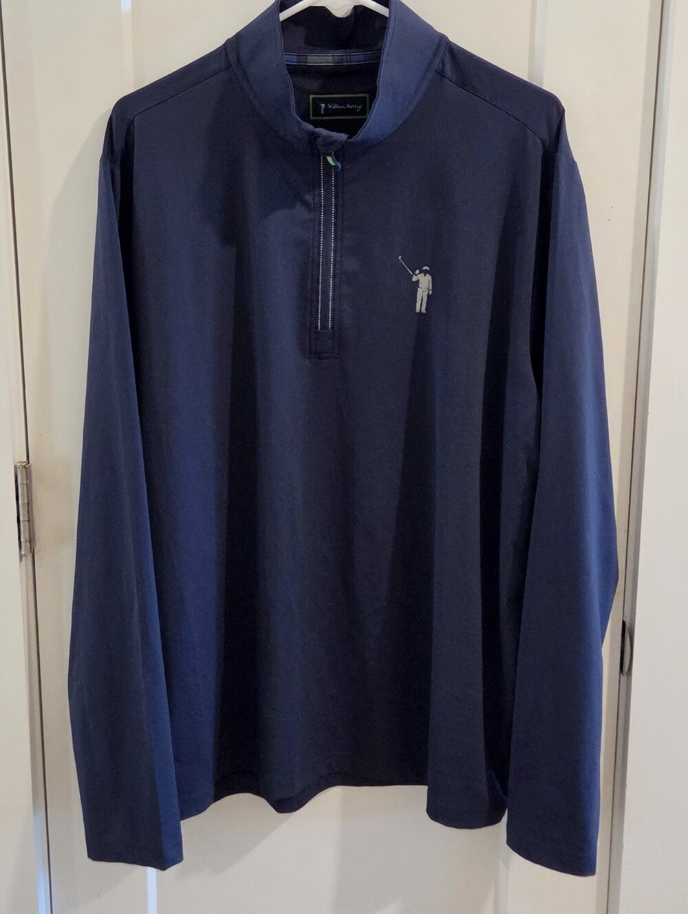 William Murray Golf Chip Shot Quarter-Zip Performance Pullover - Size XL - Navy